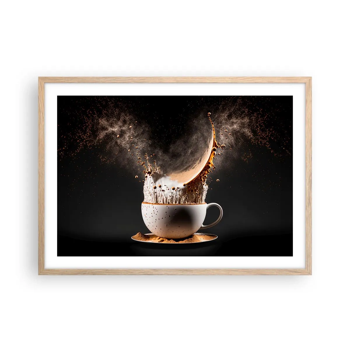 Affiche dans un chêne clair - Poster - Une explosion de saveur - 70x50 cm