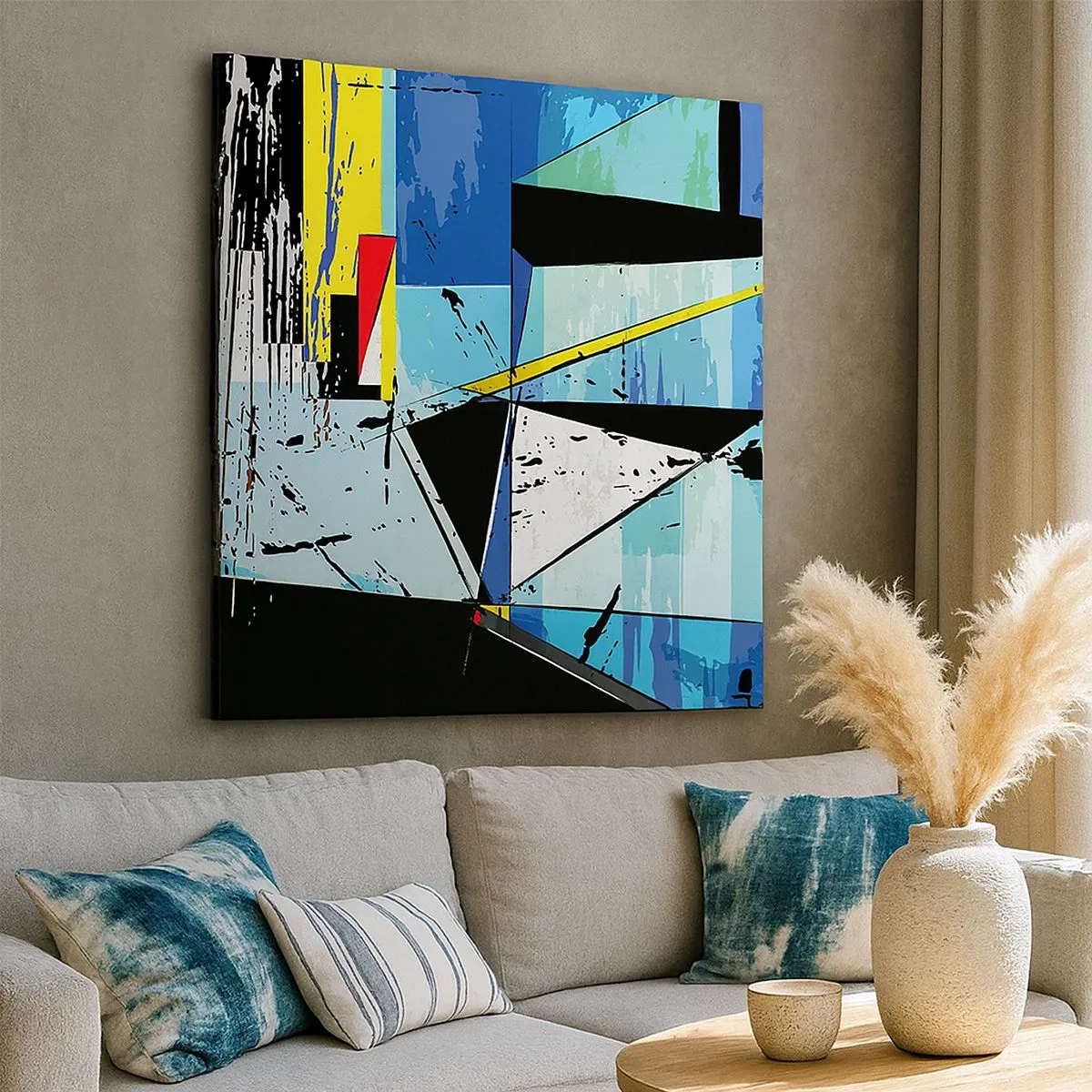 Impression sur toile - Image sur toile - Regardez le monde sous un certain angle… - 30x30 cm