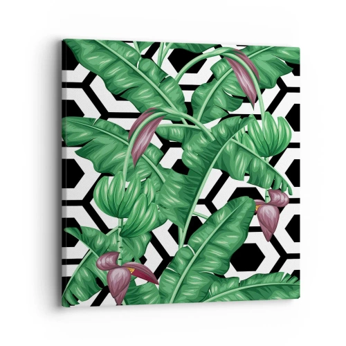 Impression sur toile - Image sur toile - Une composition symétrique par nature - 40x40 cm