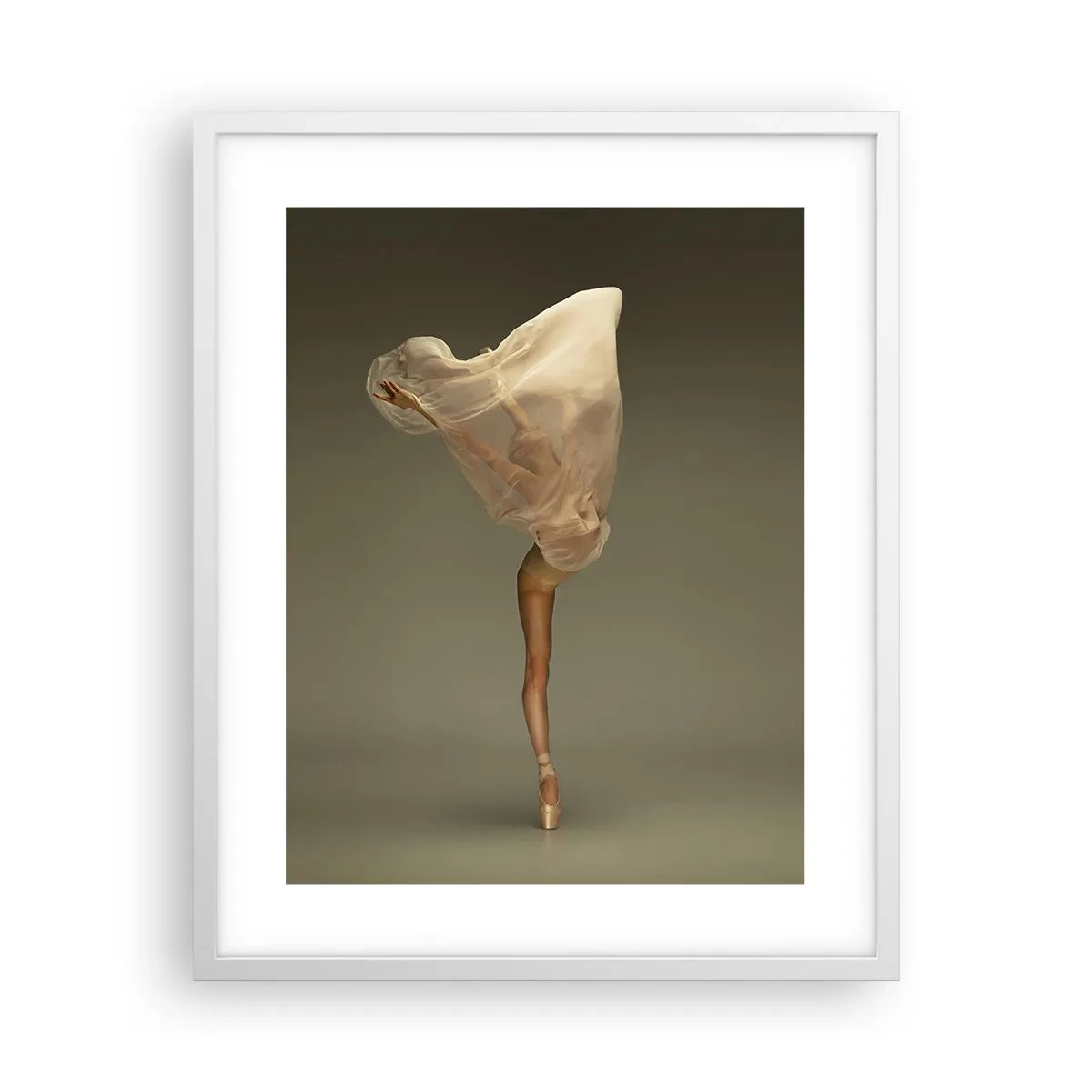 Affiche dans un cadre blanc - Poster - Il va bientôt s'envoler - 40x50 cm