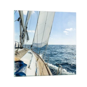 Impression sur verre - Image sur verre - Ohé, l'aventure - 30x30 cm