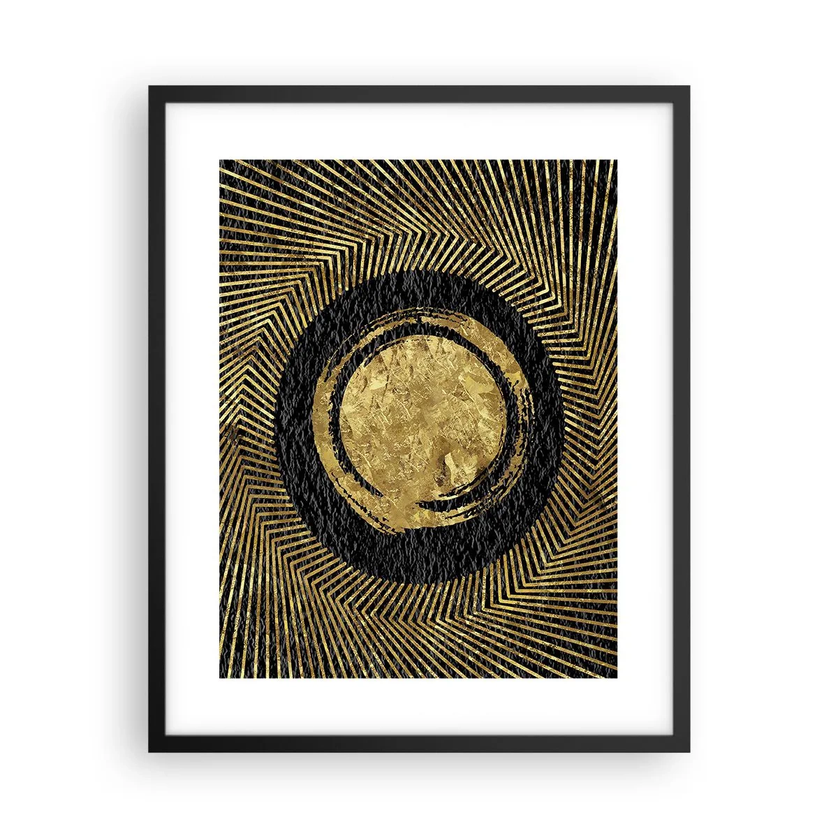 Affiche dans un cadre noir - Poster - Composition glamour - 40x50 cm