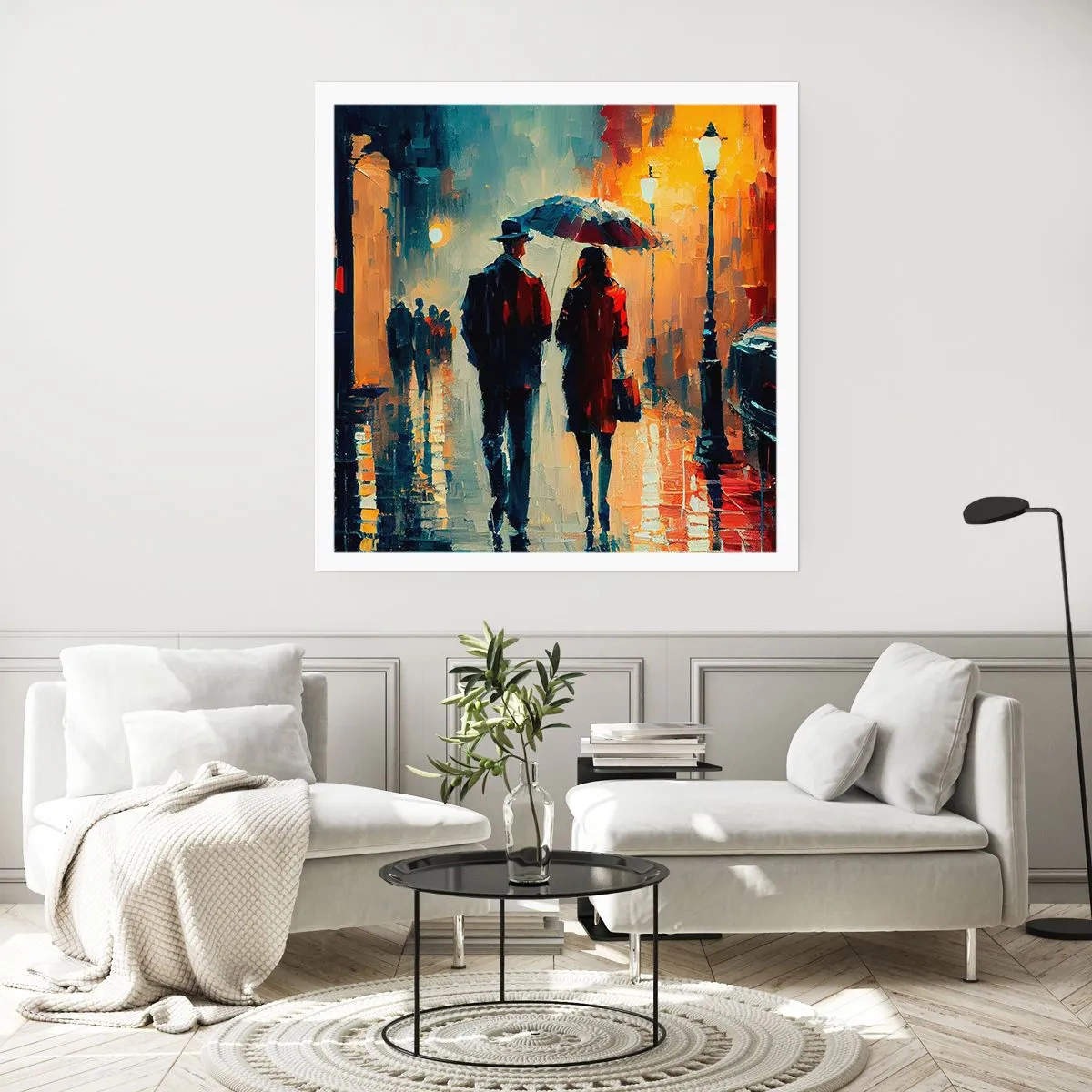 Affiche - Poster - Histoire d'amour urbaine - 30x30 cm