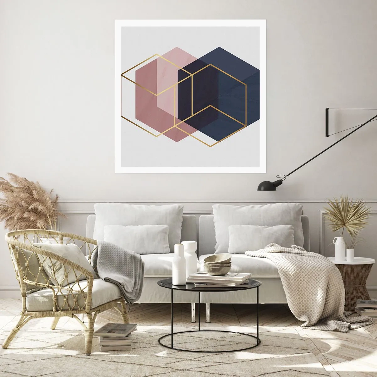 Affiche - Poster - Le pouvoir de la simplicité - 60x60 cm