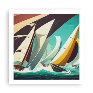 Affiche - Poster - Bonne chance avec les éléments - 60x60 cm