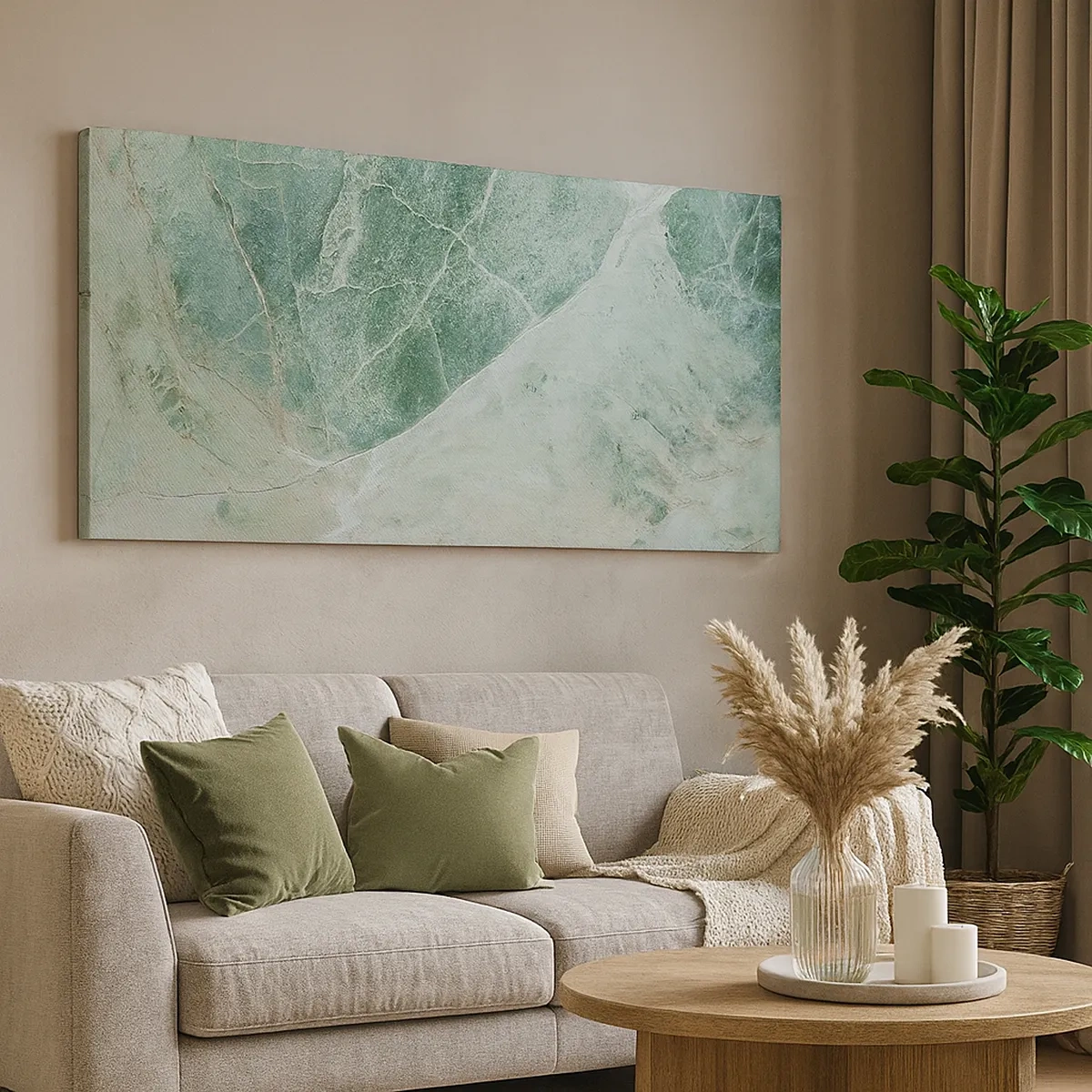 Impression sur toile - Image sur toile - La noble froideur de la pierre - 30x30 cm