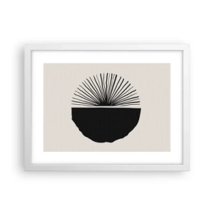 Affiche dans un cadre blanc - Poster - Une gamme de possibilités - 40x30 cm