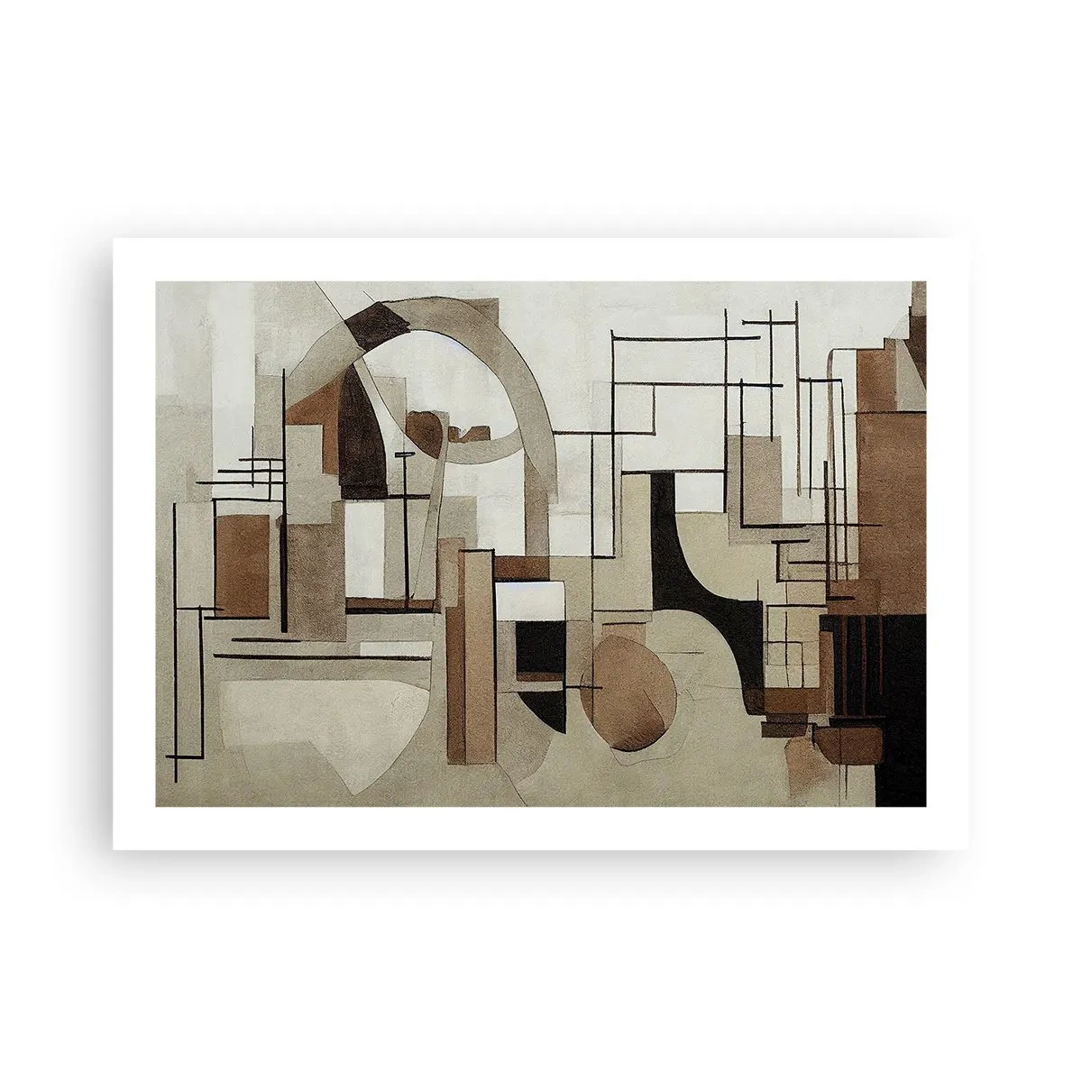 Affiche - Poster - Paysage urbain 2.0 - 70x50 cm