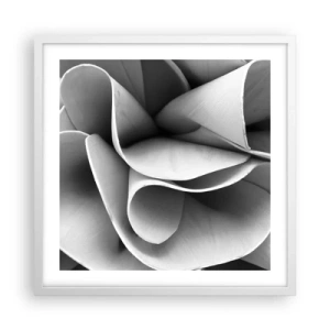 Affiche dans un cadre blanc - Poster - Il s'en passe dans l'espace - 50x50 cm