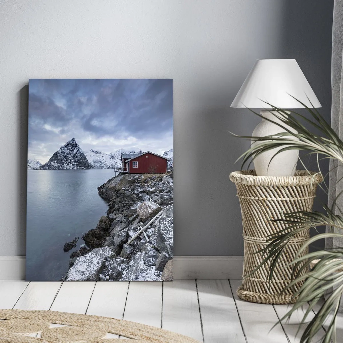 Impression sur toile - Image sur toile - Retraite scandinave - 45x80 cm