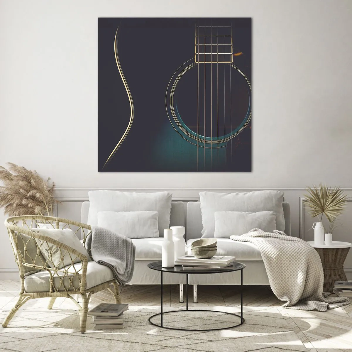 Impression sur verre - Image sur verre - Le calme avant la tempête - 70x70 cm