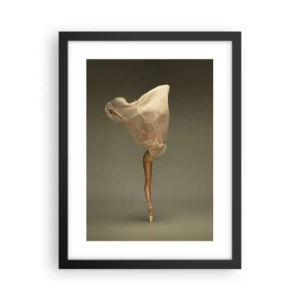 Affiche dans un cadre noir - Poster - Il va bientôt s'envoler - 30x40 cm