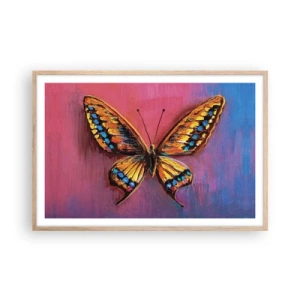 Affiche dans un chêne clair - Poster - Un joyau de la nature - 91x61 cm