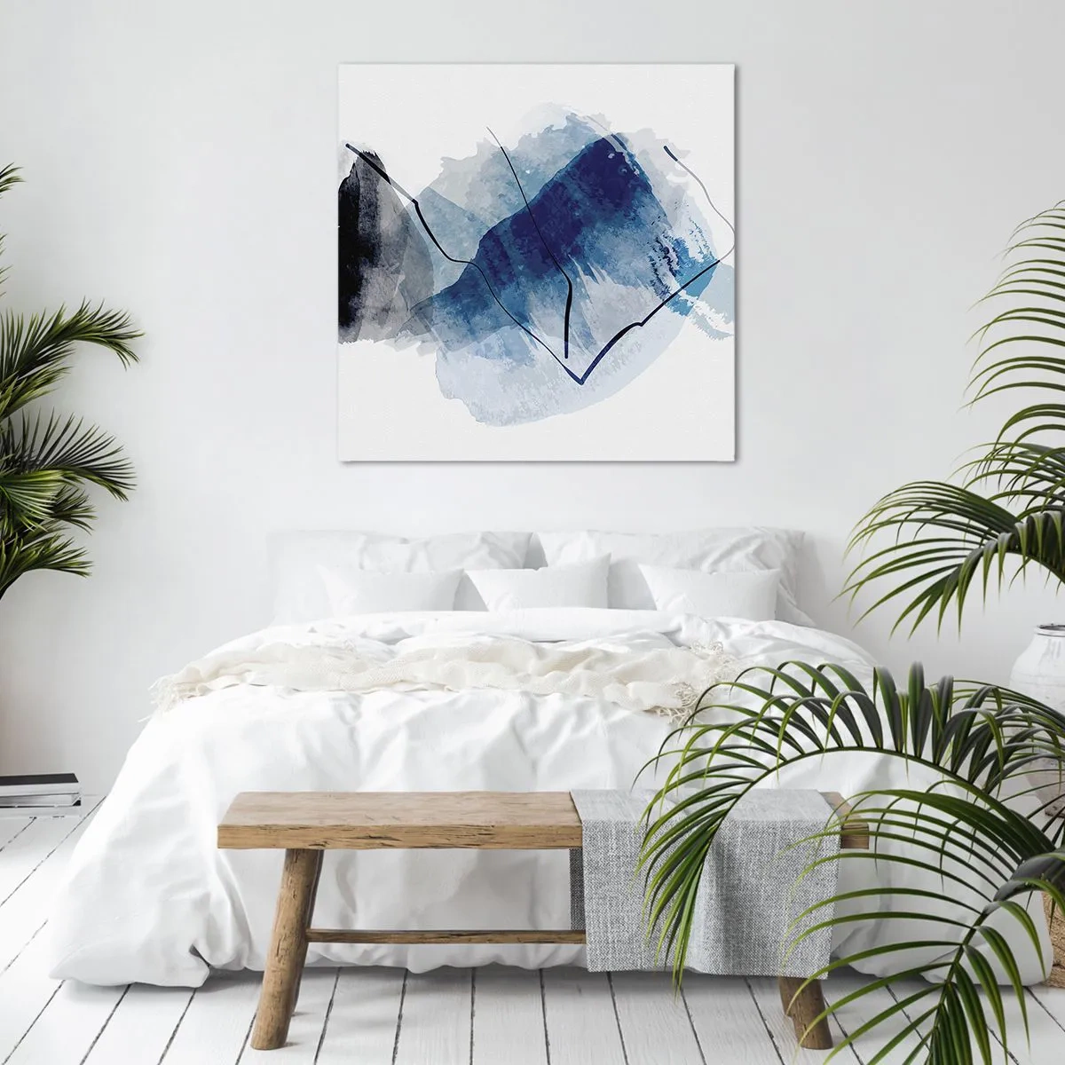 Impression sur toile - Image sur toile - Montagne de glace - 60x60 cm