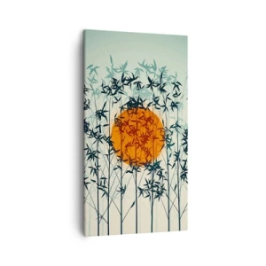 Impression sur toile - Image sur toile - Soleil japonnais - 45x80 cm