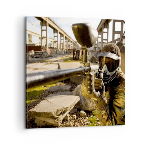 Impression sur toile - Image sur toile - Et vous pouvez devenir un héros - 60x60 cm