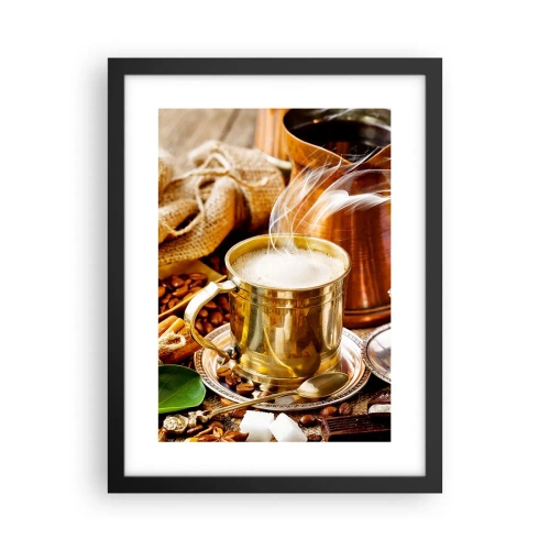 Affiche dans un cadre noir - Poster - Bonne journée! - 30x40 cm