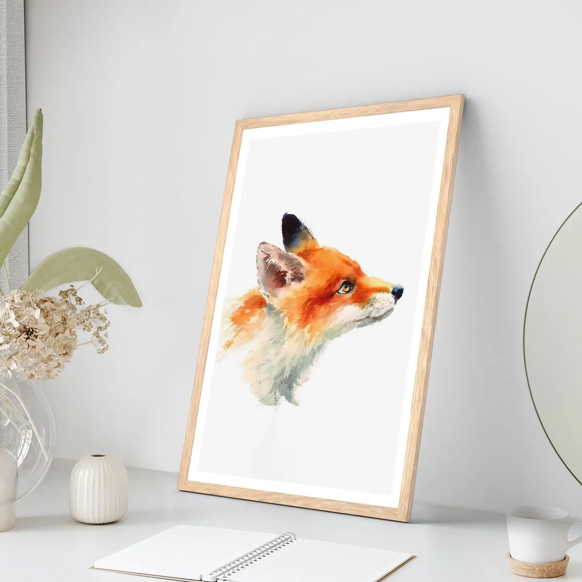 Affiche dans un chêne clair - Poster - Vous ne pouvez jamais être trop prudent - 30x40 cm