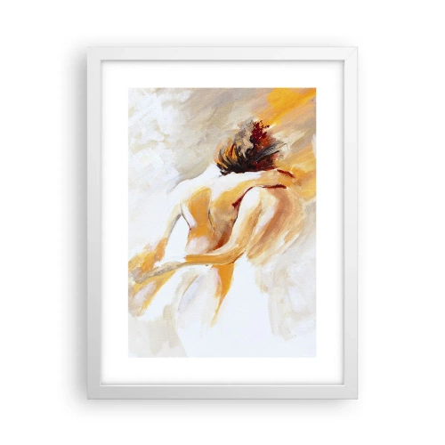 Affiche dans un cadre blanc - Poster - Proximité dans le ciel - 30x40 cm