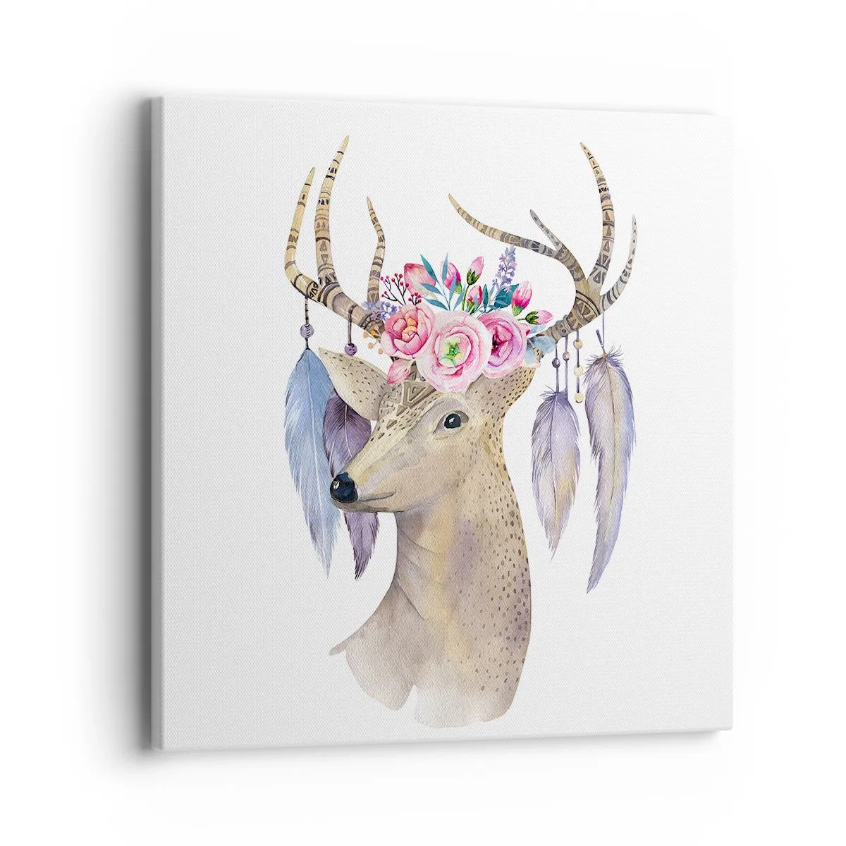 Impression sur toile - Image sur toile - Guide de l'âme - doux, innocent - 40x40 cm