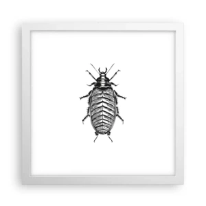 Affiche dans un cadre blanc - Poster - Quel spécimen! - 30x30 cm