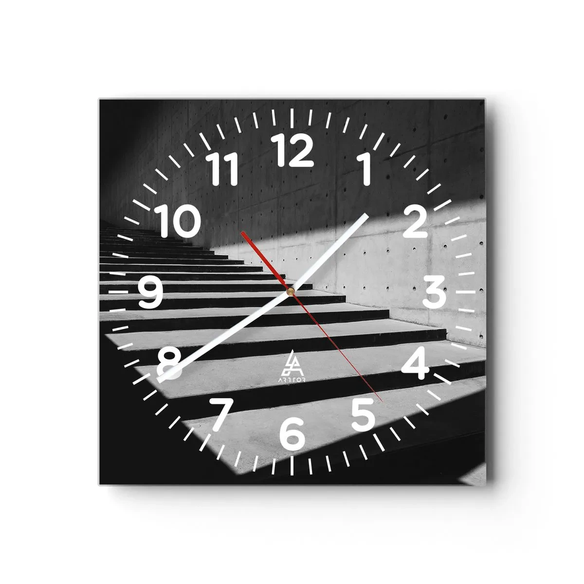 Horloge murale - Pendule murale - La beauté brute du modernisme - 30x30 cm