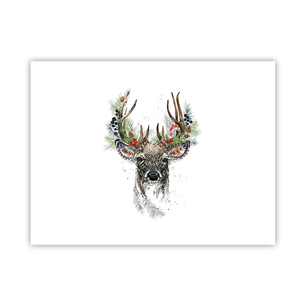 Affiche - Poster - En robe de fête - 40x30 cm