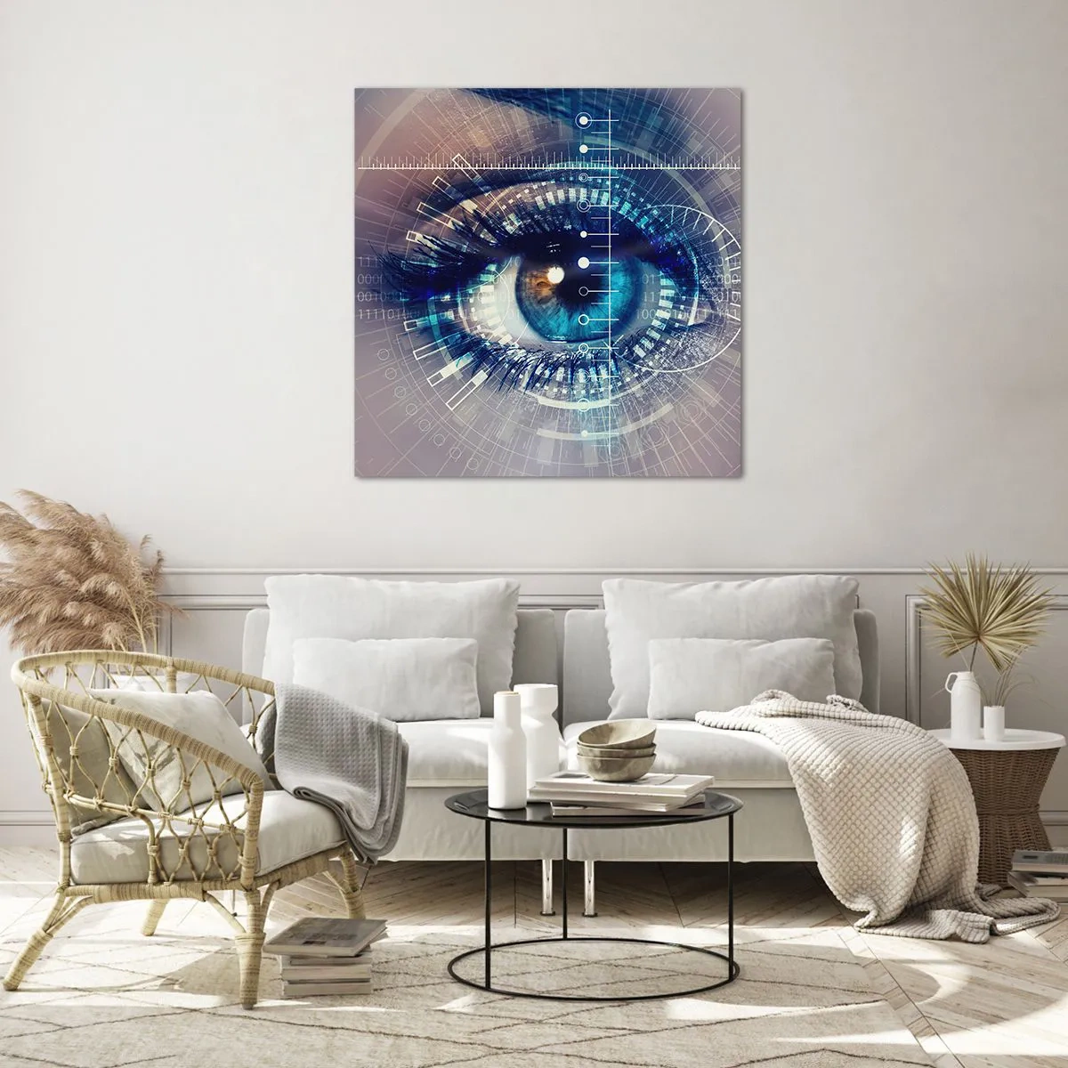 Impression sur verre - Image sur verre - Tu penses que tu me connais - 70x70 cm