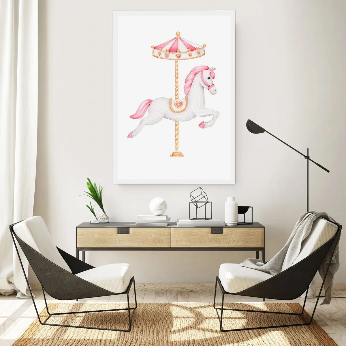 Affiche - Poster - Les sabots en avant - 30x40 cm
