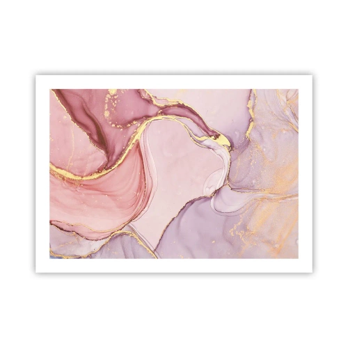 Affiche - Poster - Caresse de couleurs - 70x50 cm