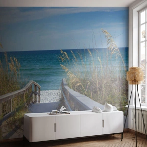 Papier peint sur mesure Premium Sand - Au soleil, sous le vent - Paysage, Dune de mer, Mer