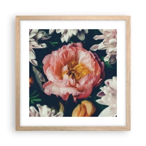 Affiche dans un chêne clair - Poster - Splendeur baroque - 40x40 cm