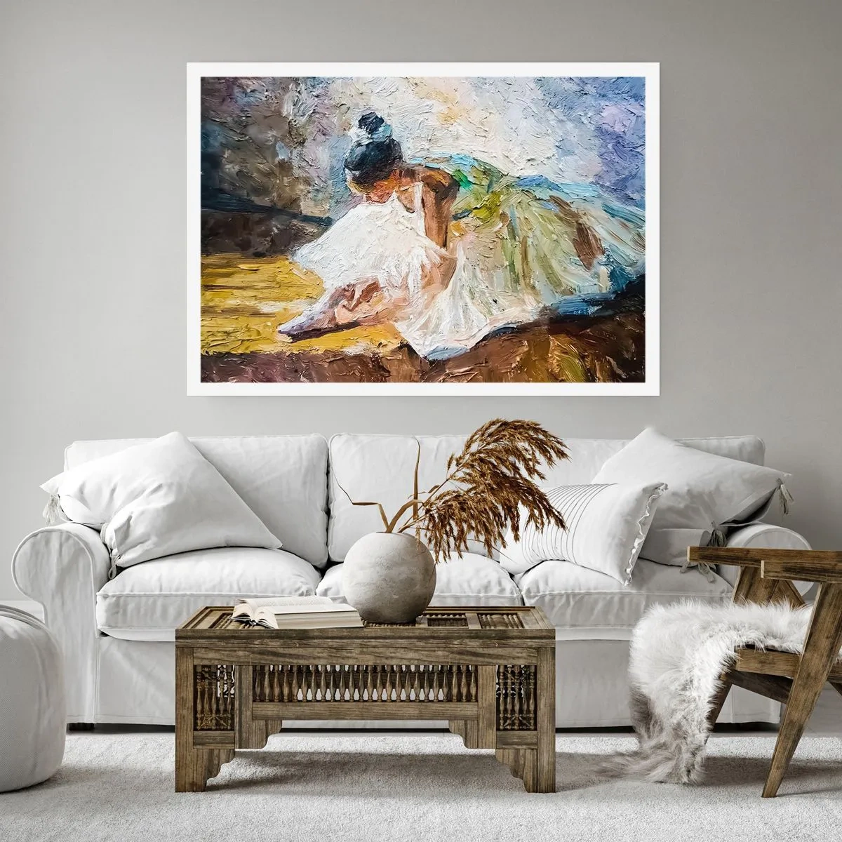 Affiche - Poster - D'après un tableau de Degas - 91x61 cm