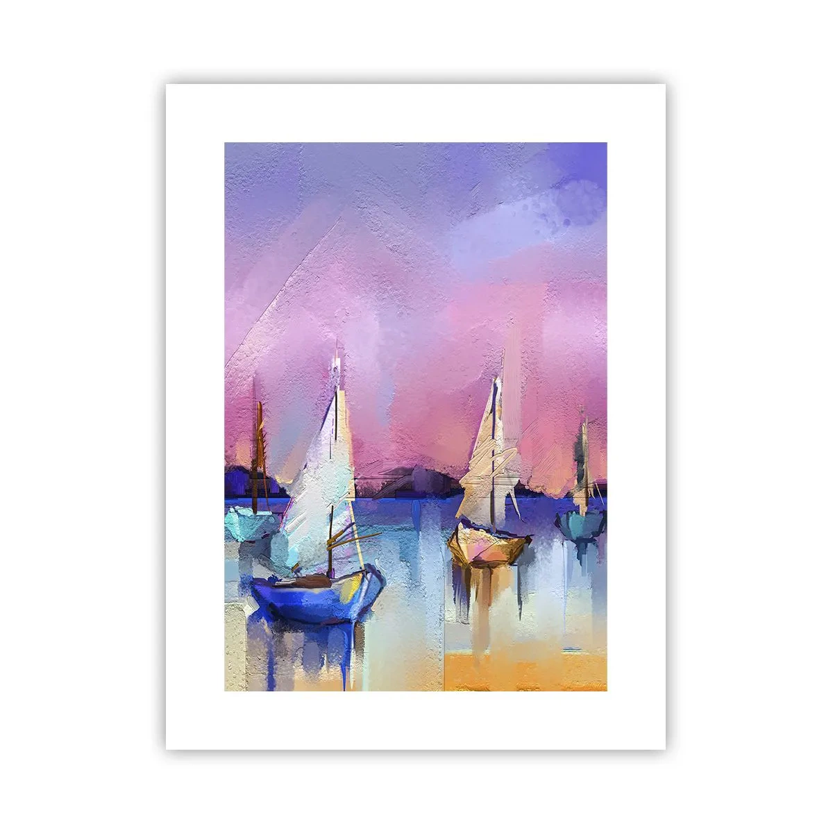 Affiche - Poster - Direction: les eaux larges - 30x40 cm