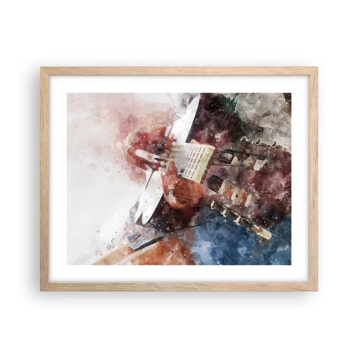 Affiche dans un chêne clair - Poster - Et qu'en pensez-vous ? - 50x40 cm