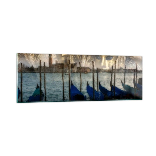 Impression sur verre - Image sur verre - Il est temps de commencer le carnaval - 90x30 cm