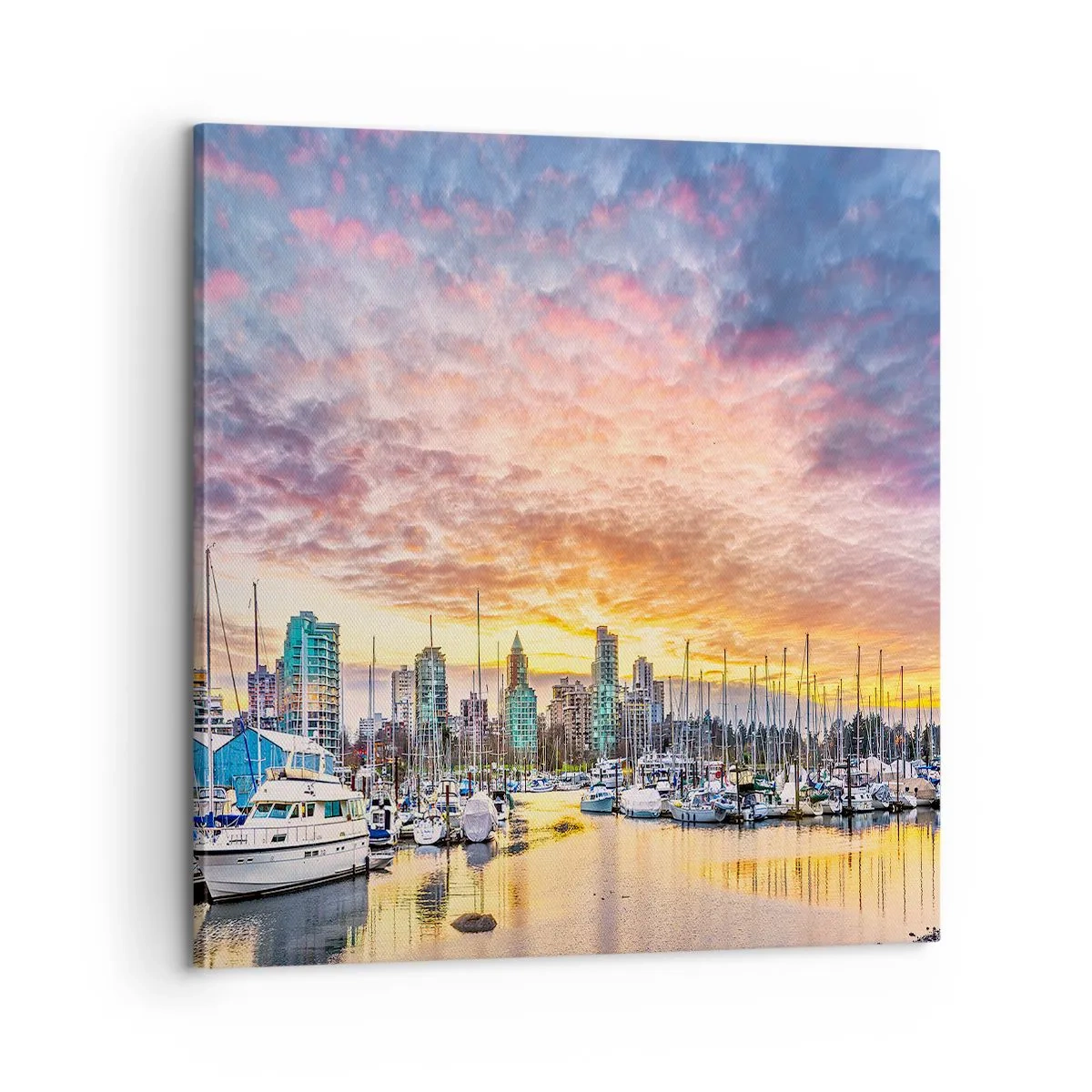 Impression sur toile - Image sur toile - La cité aux mille marins - 60x60 cm