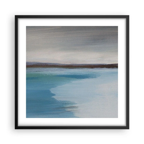 Affiche dans un cadre noir - Poster - Paysage horizontal - 50x50 cm