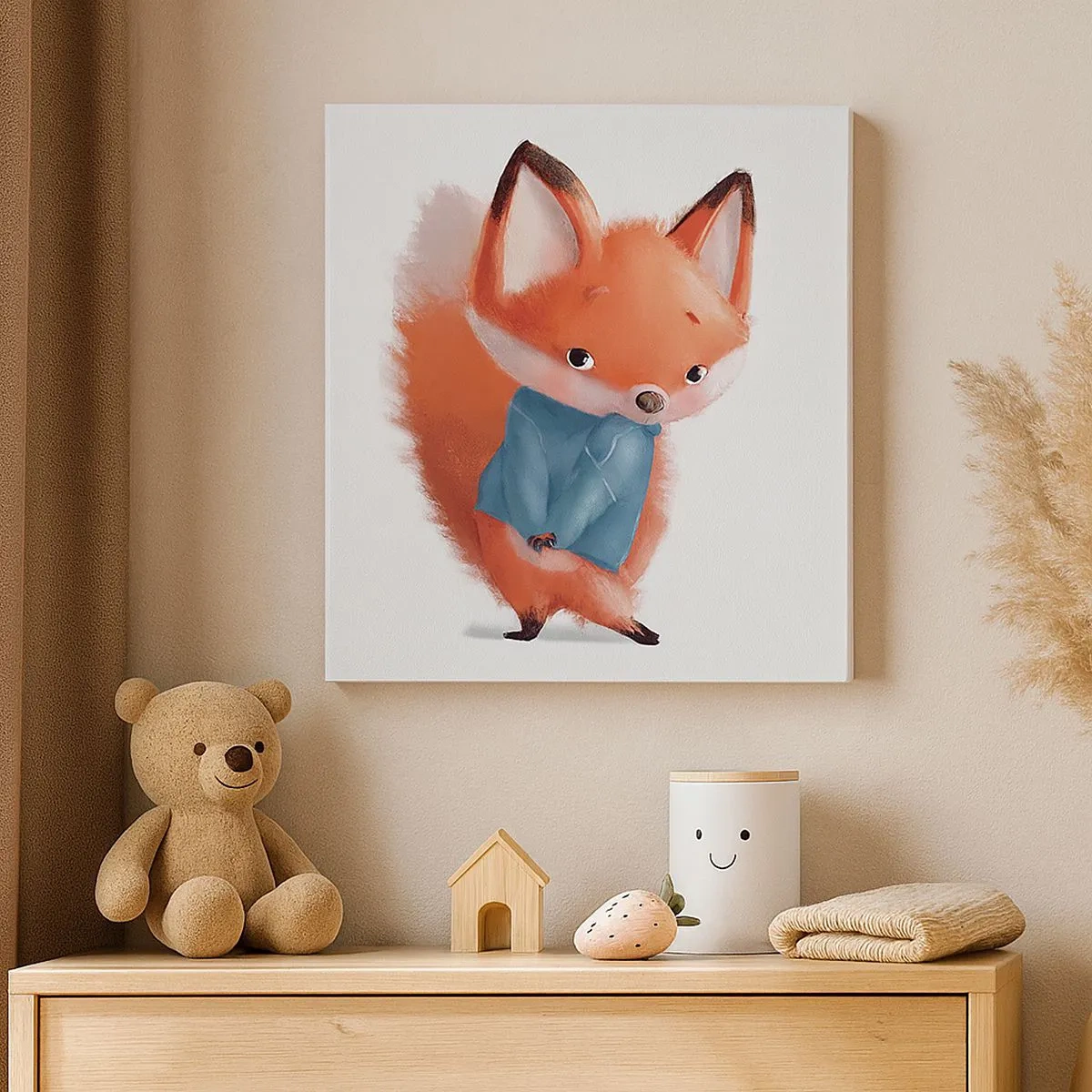 Impression sur toile - Image sur toile - Est-ce que ça me va? - 30x30 cm