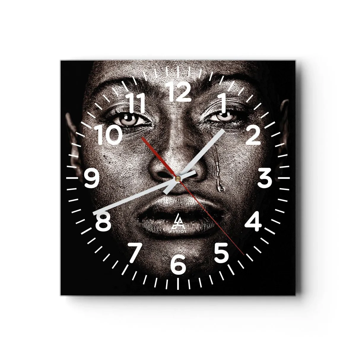 Horloge murale - Pendule murale - Une larme - 40x40 cm