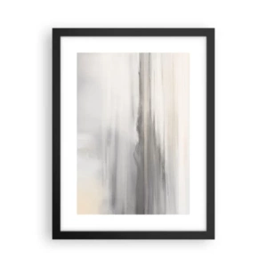 Affiche dans un cadre noir - Poster - Distance réfléchie - 30x40 cm