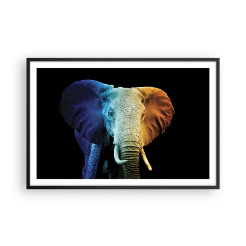 Affiche dans un cadre noir - Poster - Excentrique, pas bizarre - 91x61 cm