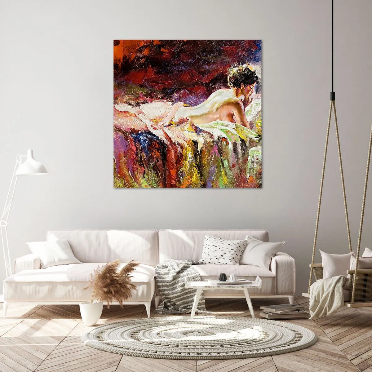 Impression sur toile - Image sur toile - Vénus en pensée - 70x70 cm