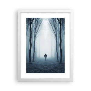 Affiche dans un cadre blanc - Poster - Tout est simple et clair - 30x40 cm