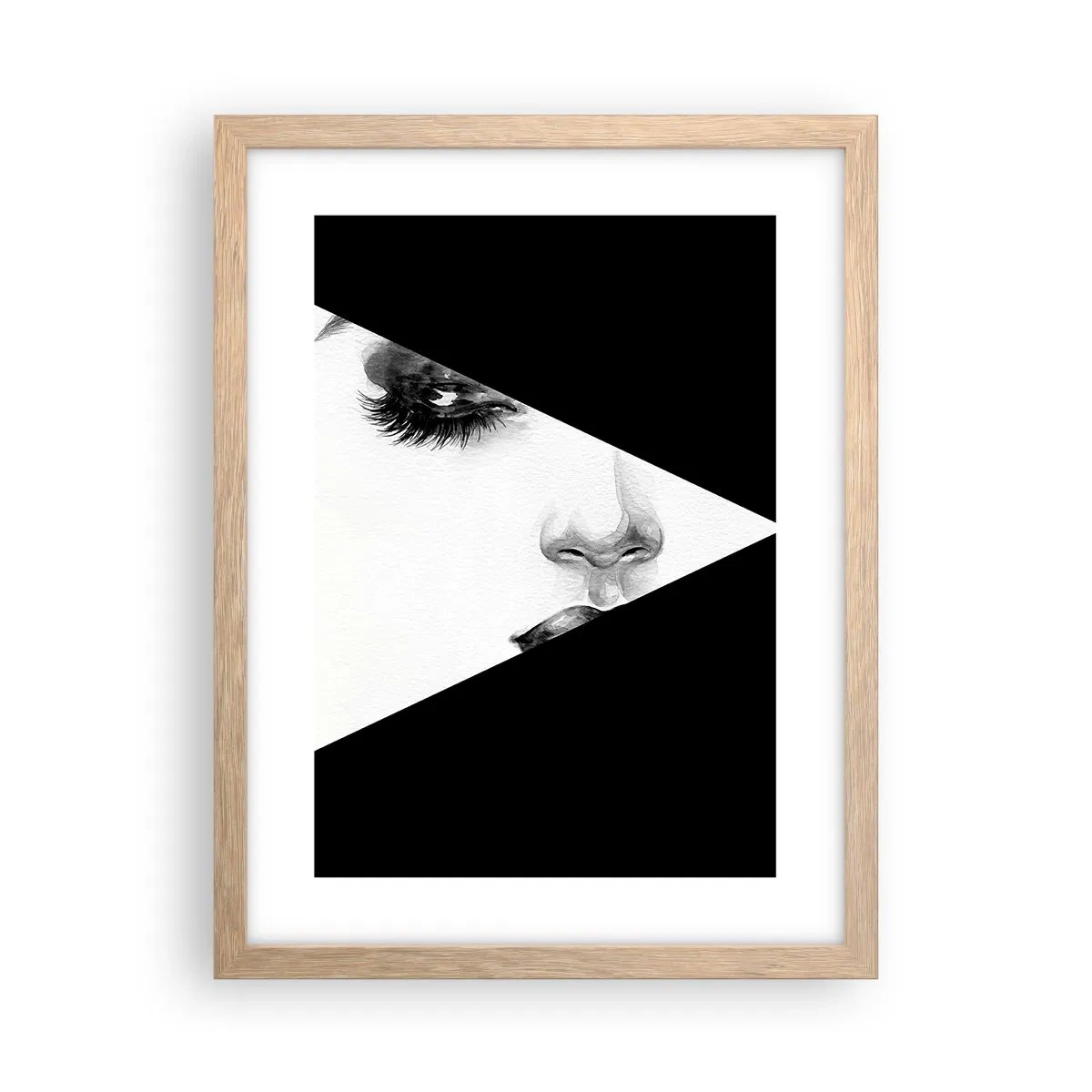 Affiche dans un chêne clair - Poster - Toujours inconnu - 30x40 cm