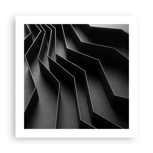 Affiche - Poster - Ordre spatial - 50x50 cm