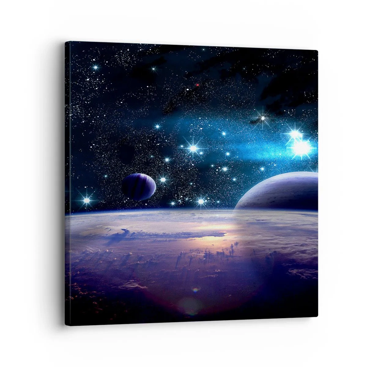 Impression sur toile - Image sur toile - Toujours seul? - 30x30 cm