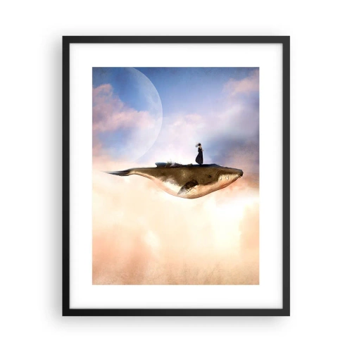 Affiche dans un cadre noir - Poster - Voyage irréel - 40x50 cm