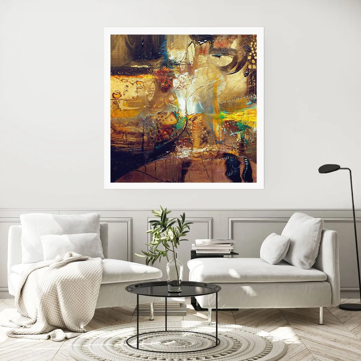 Affiche - Poster - Froid, tiède, chaud - 50x50 cm