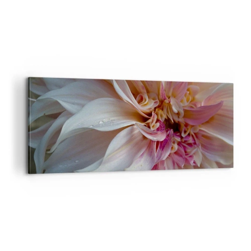 Impression sur toile - Image sur toile - Fraîcheur fleurissante - 100x40 cm